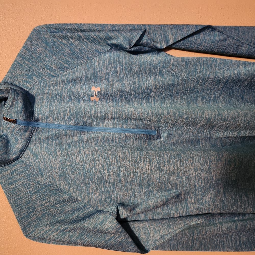 Under Armour Heathered Blue Performance Pullover
